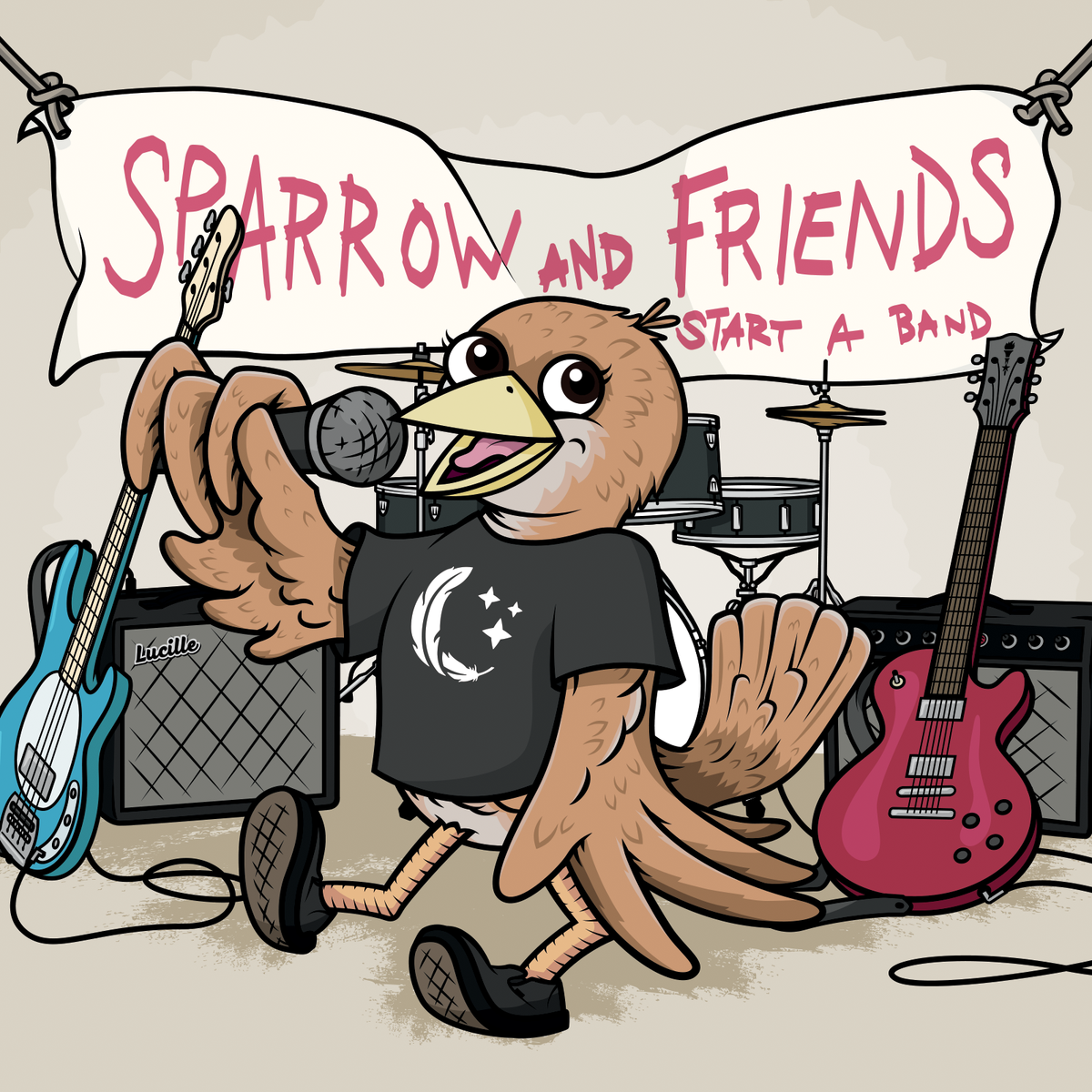 SPARROW SLEEPS - SPARROW AND FRIENDS START A BAND! LP