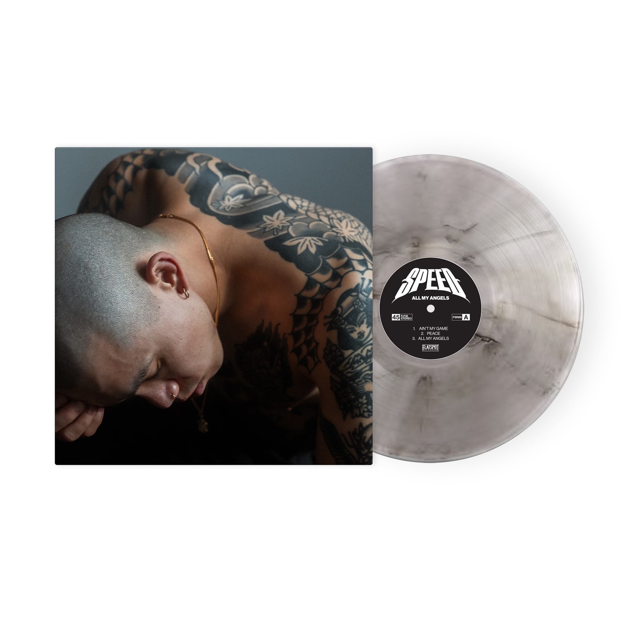 SPEED ‘ALL MY ANGELS’ EP - CLEAR SMOKE/BLACK/SCREEN PRINT