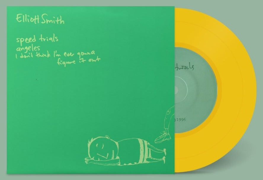 ELLIOTT SMITH 'SPEED TRIALS' 7" EP - YELLOW