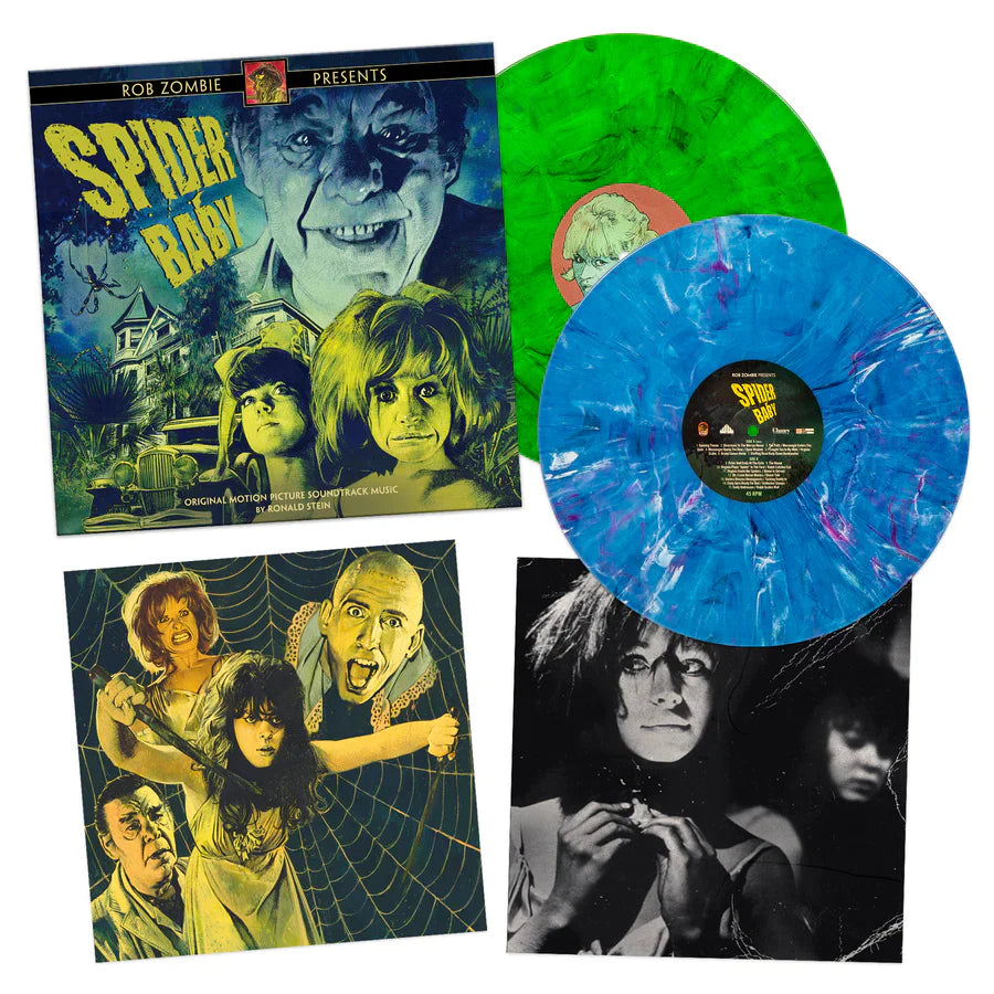 ROB ZOMBIE PRESENTS 'SPIDER BABY' ORIGINAL SOUNDTRACK 2LP - BLUE/GREEN/MARBLE
