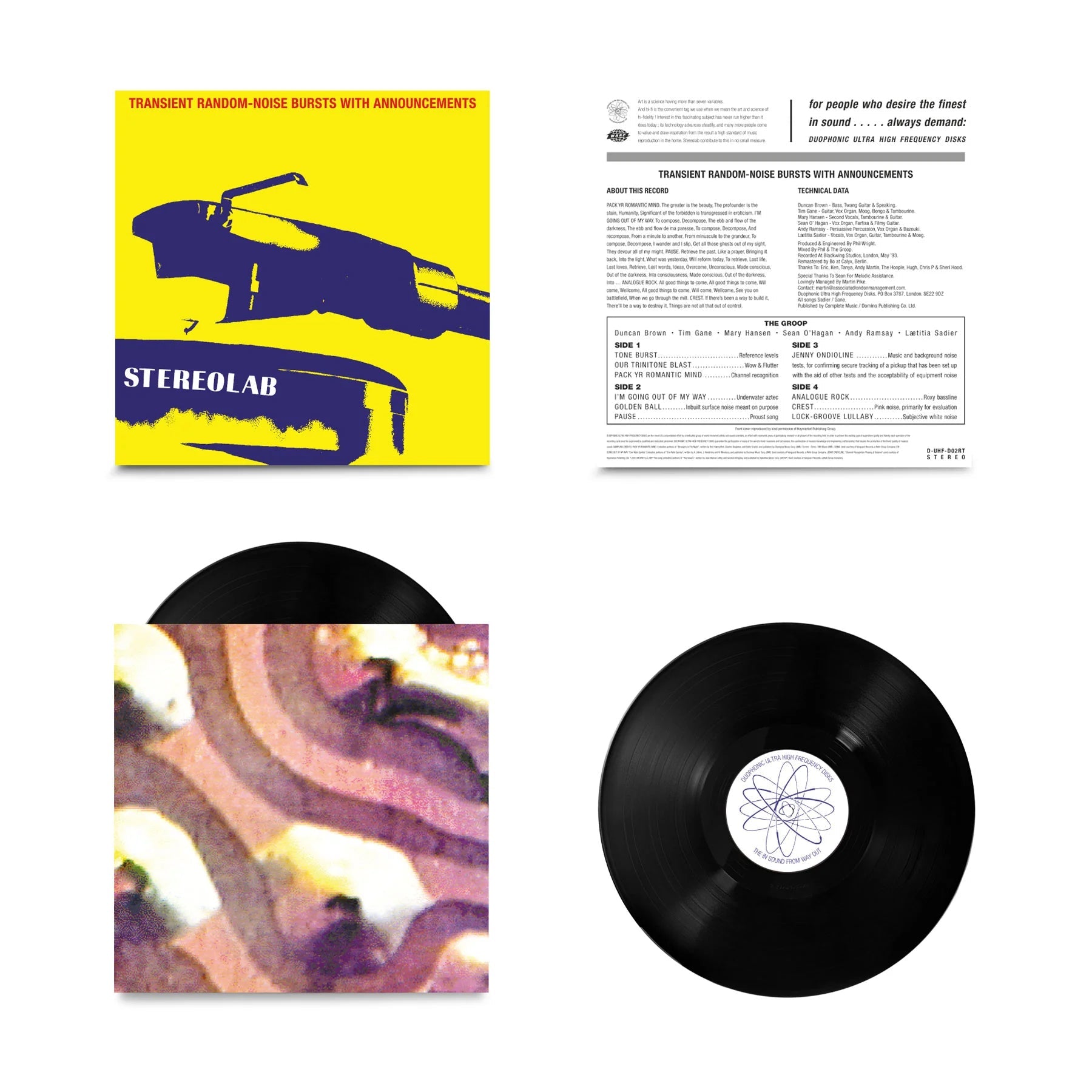 Stereolab Transient Random-Noise Bursts With Announcements Vinyl