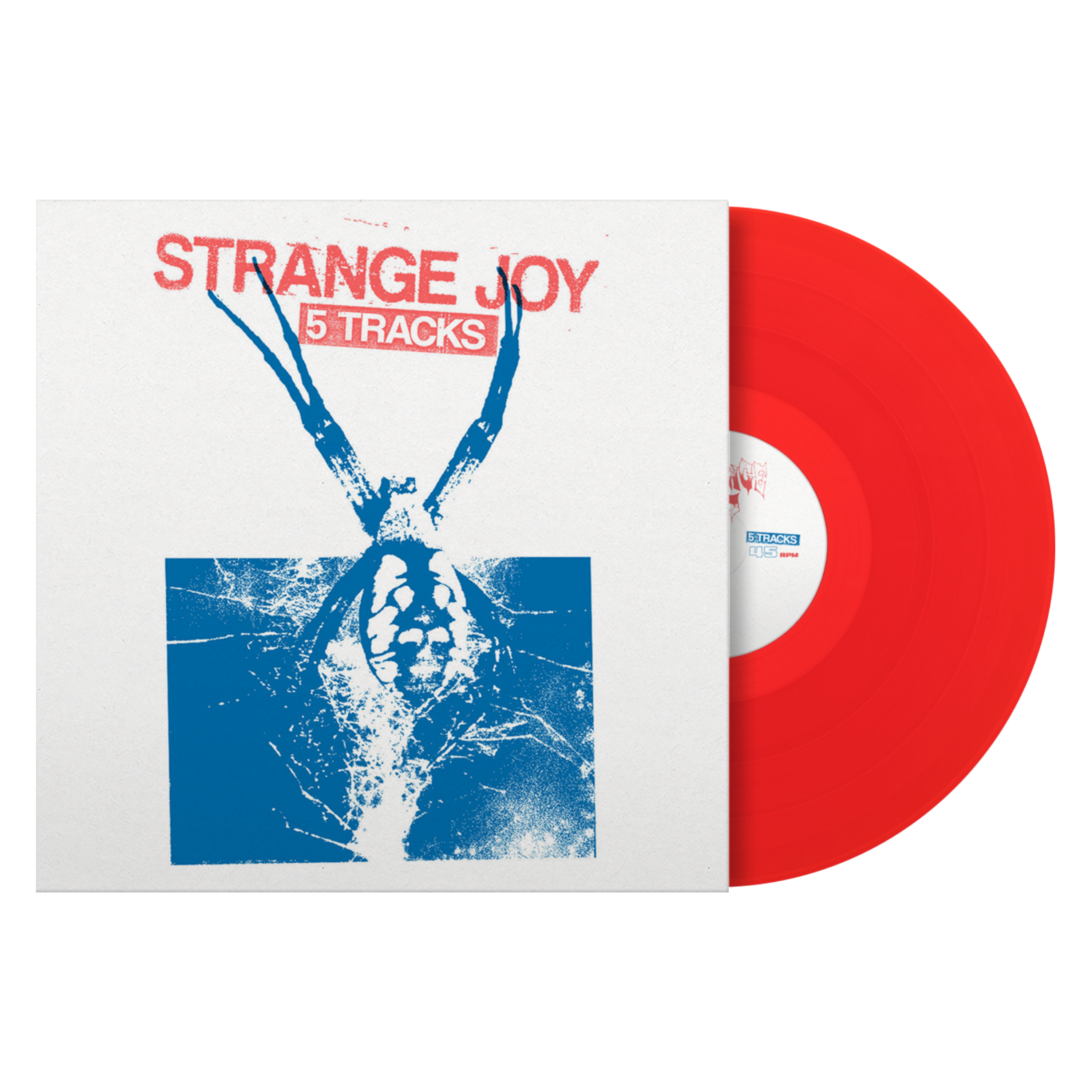 STRANGE JOY ‘5 TRACKS’ 12" EP - EXCLUSIVE - LTD. 100 - RED