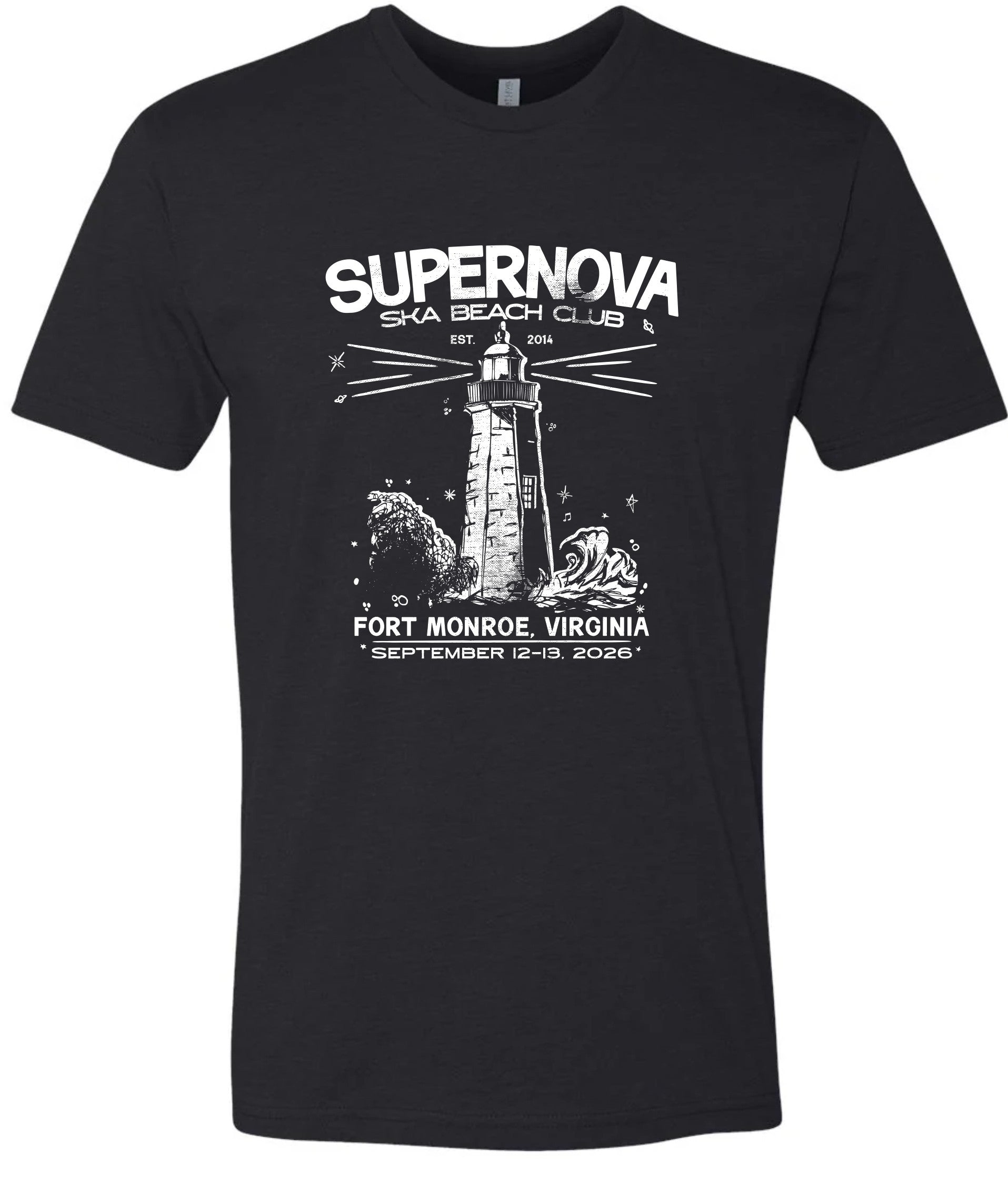 SUPERNOVA BEACH CLUB - WHITE TEXT