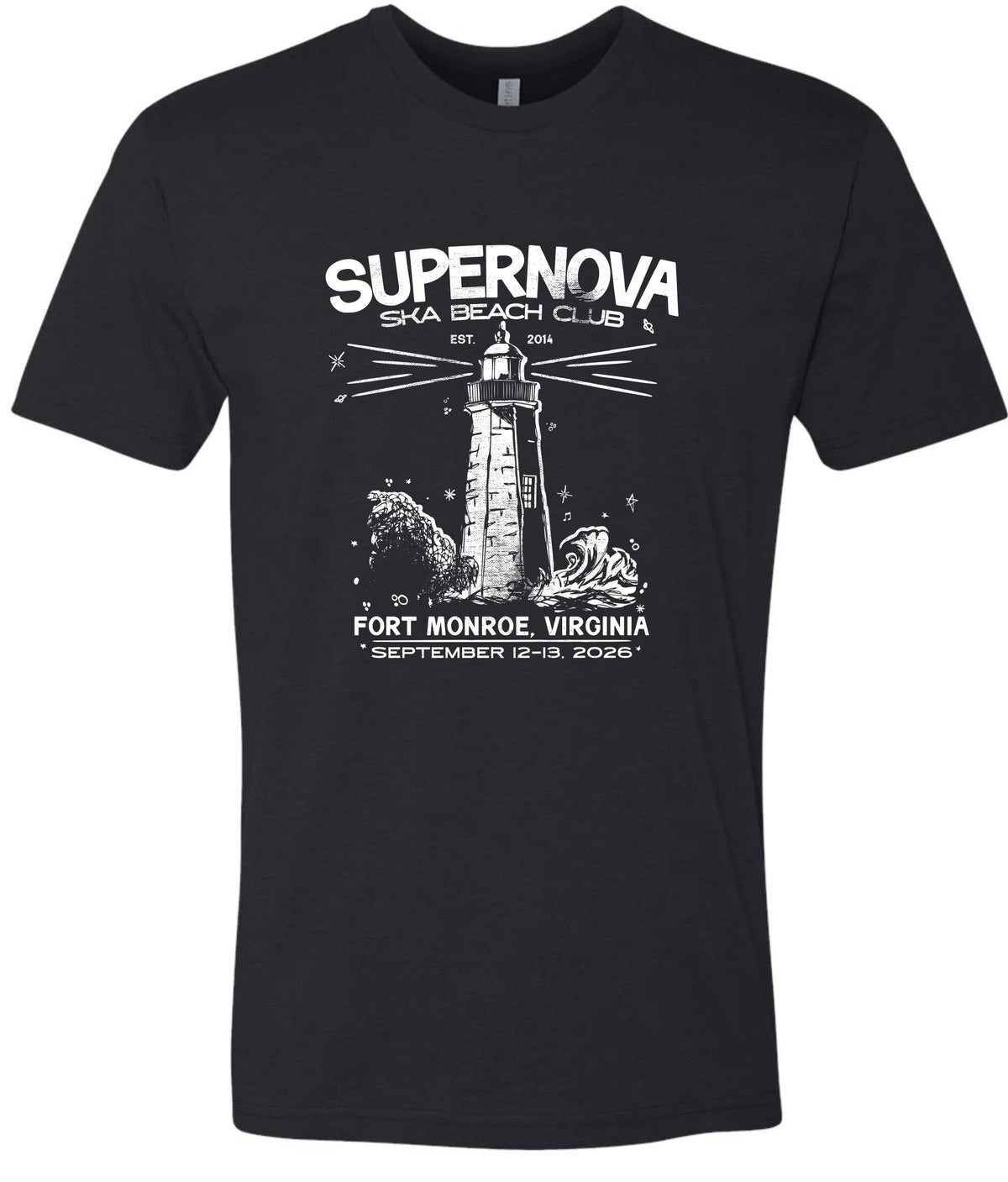 SUPERNOVA BEACH CLUB - WHITE TEXT