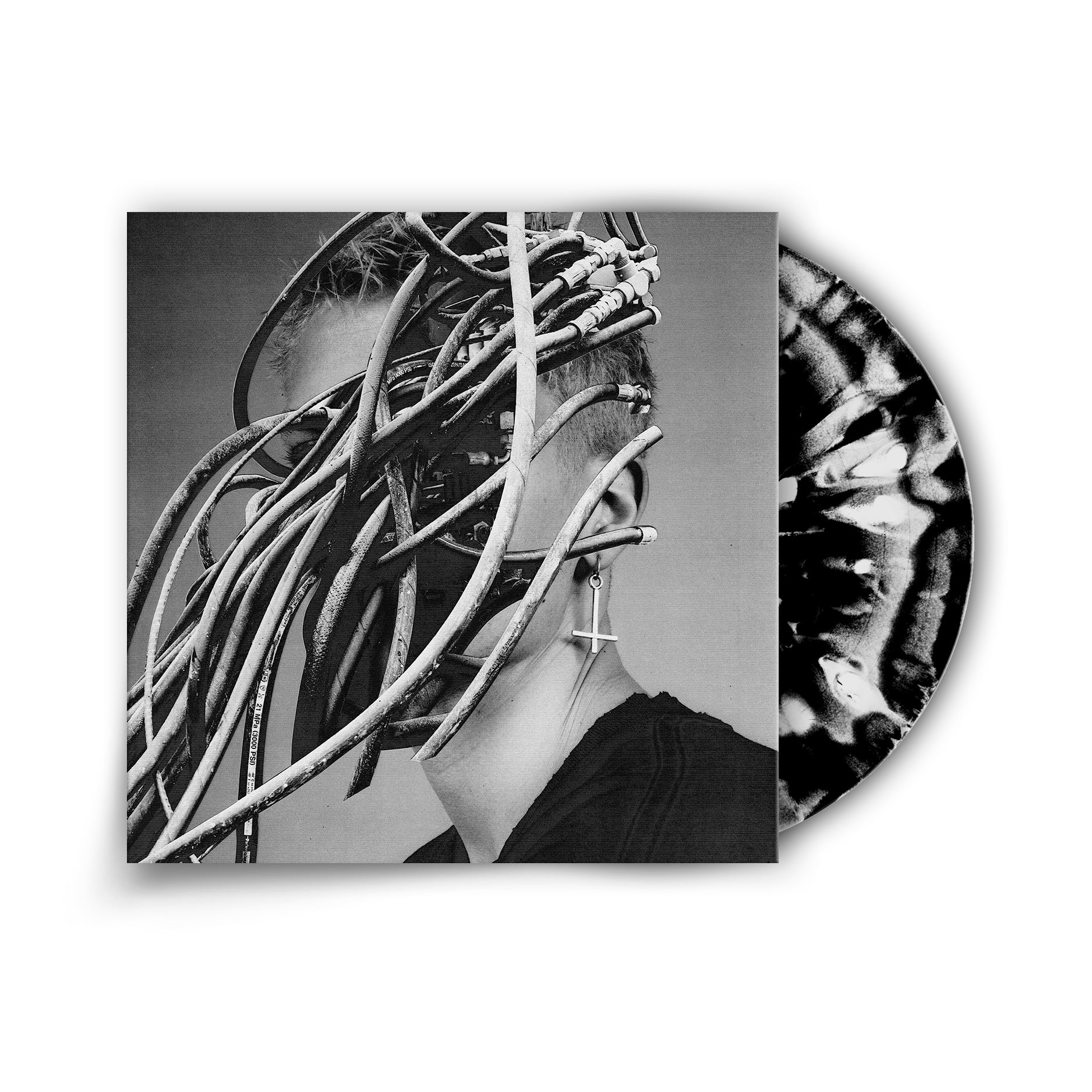 TRACE AMOUNT 'ANTI BODY LANGUAGE' BLACK SWIRL LP - LTD. 150