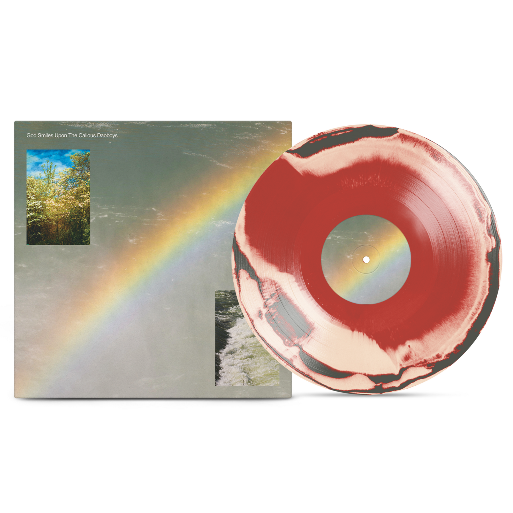 THE CALLOUS DAOBOYS ‘GOD SMILES UPON THE CALLOUS DAOBOYS’ 12" EP - SHROUD BONE/RUBY/BLACK