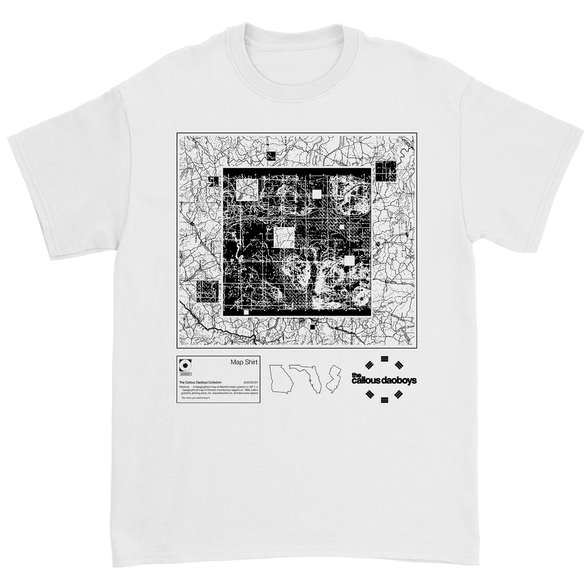 THE CALLOUS DAOBOYS MAP T-SHIRT