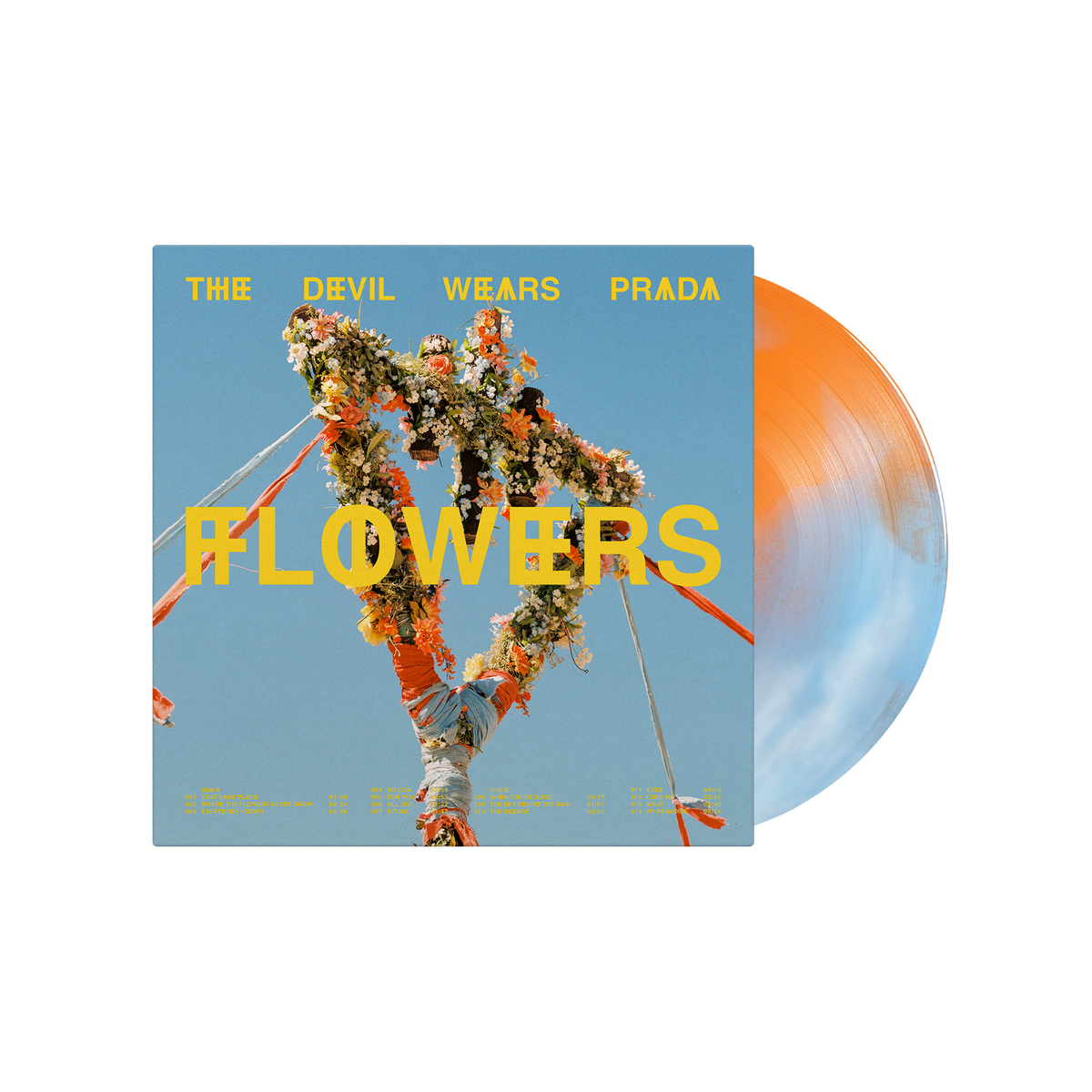 THE DEVIL WEARS PRADA 'FLOWERS' LP (Exclusive ' Limited to 500, Tangerine, Baby Blue, & Bone Smash Vinyl)