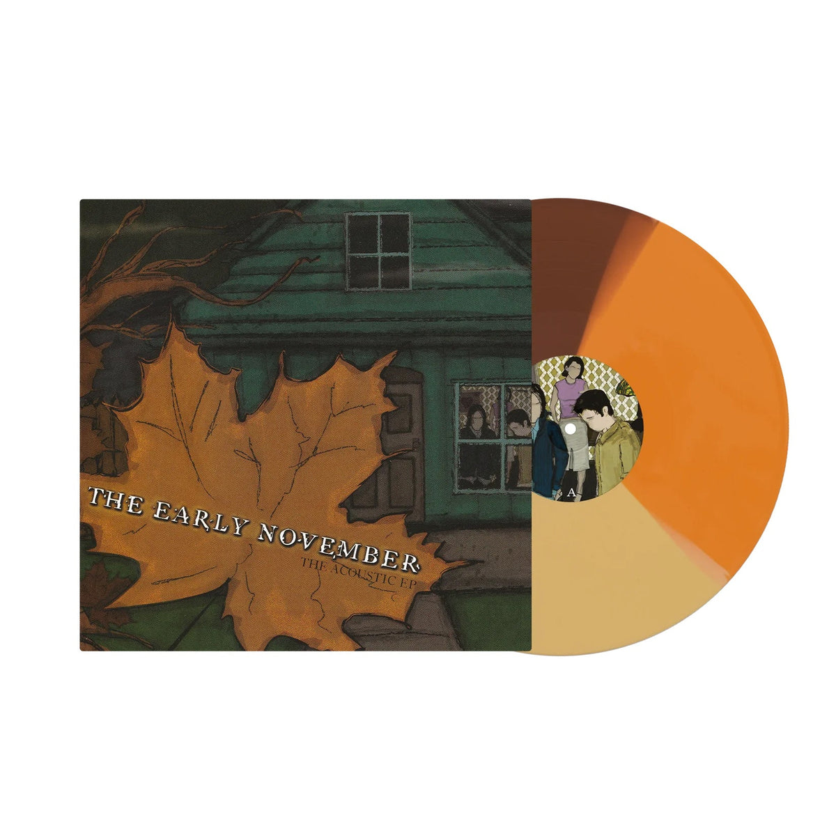 THE EARLY NOVEMBER 'ACOUSTIC EP' LP - BROWN/TANGERINE/BONE