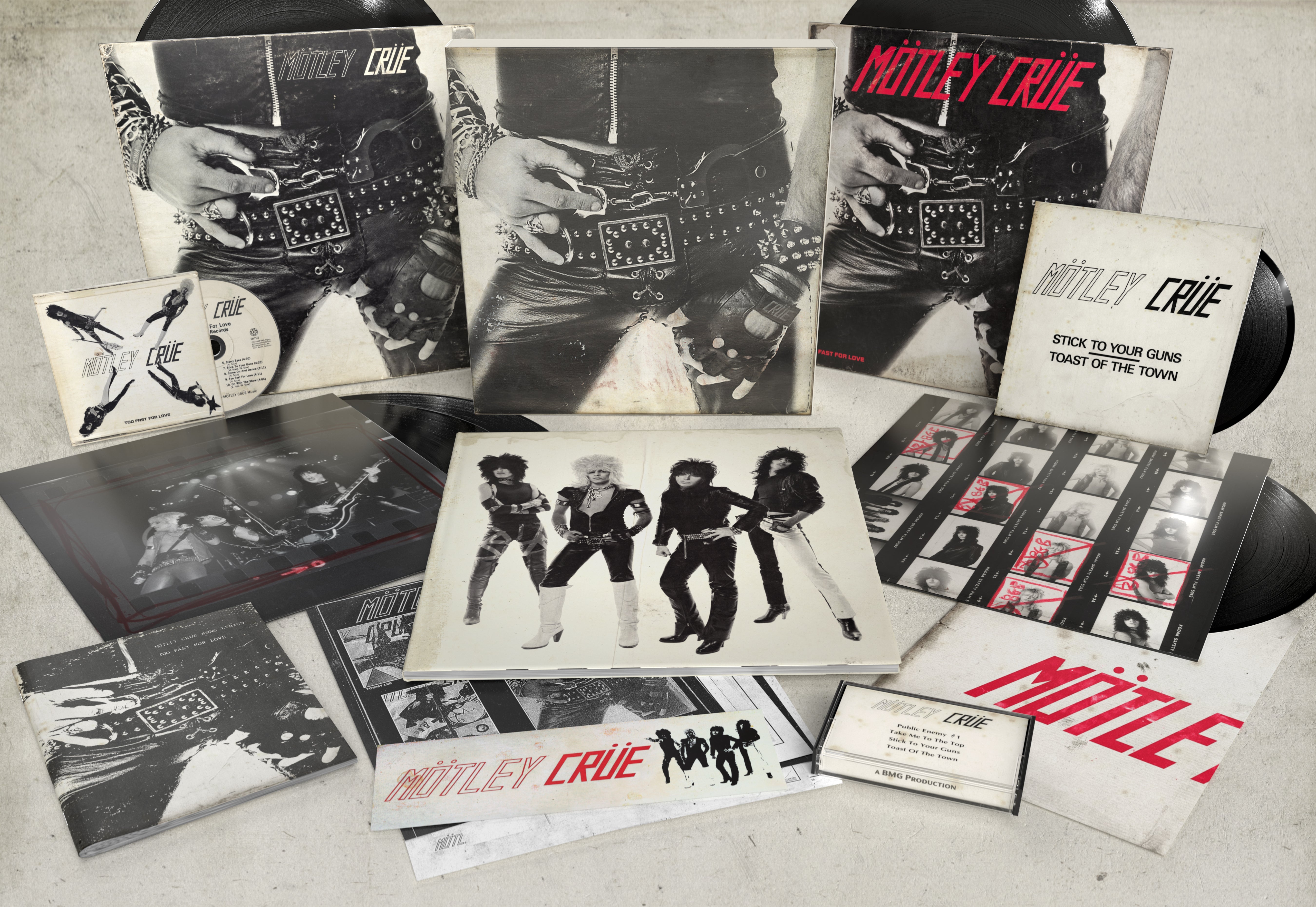 MOTLEY CRUE 'TOO FAST FOR LOVE' 45TH ANNIVERSARY DELUXE BOX SET