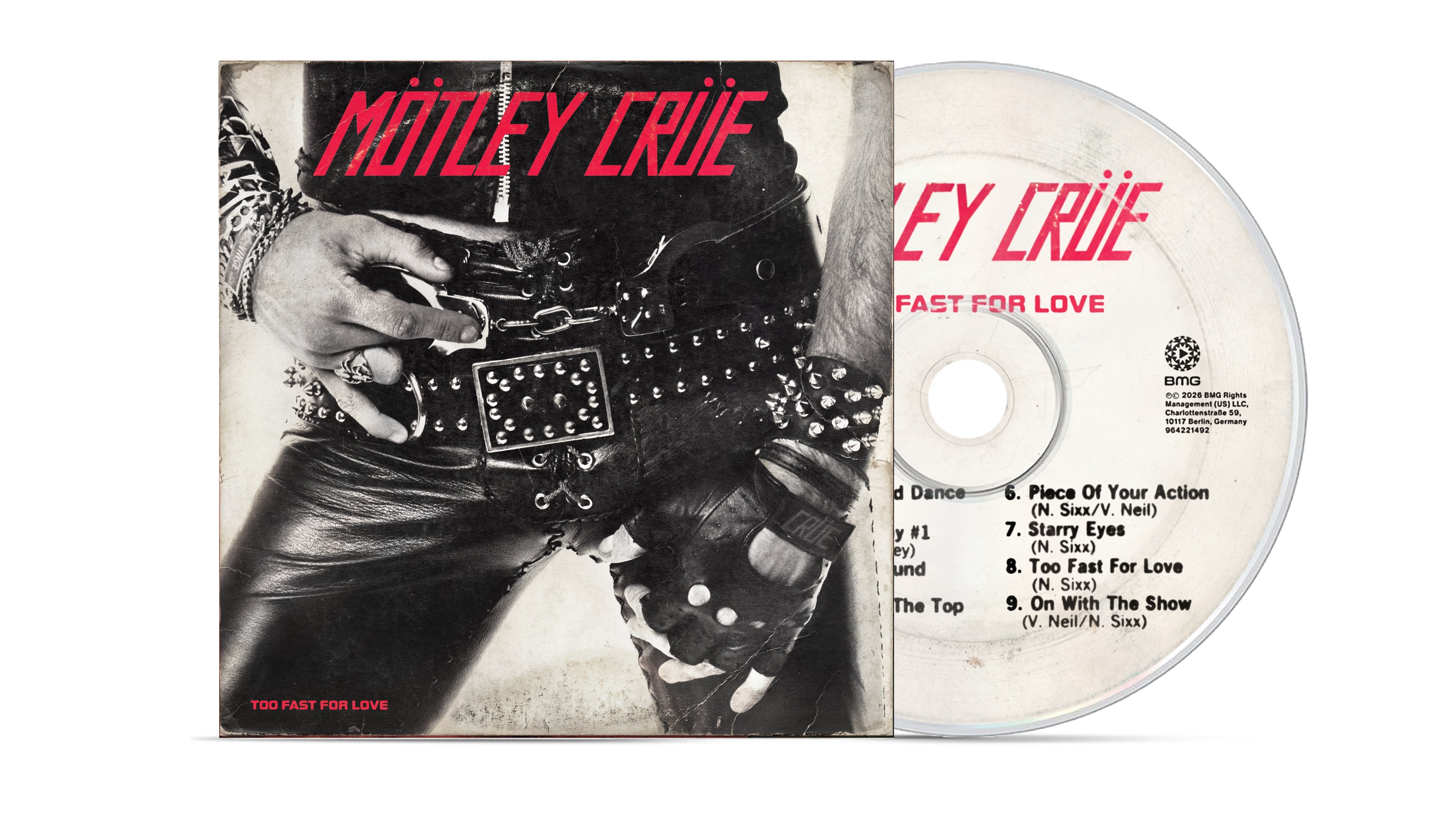 MOTLEY CRUE 'TOO FAST FOR LOVE' 45TH ANNIVERSARY CD – Veeps Inc