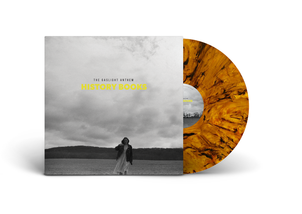 THE GASLIGHT ANTHEM ‘HISTORY BOOKS’ LP - EXCLUSIVE - LTD. 500 - TIGER'S EYE