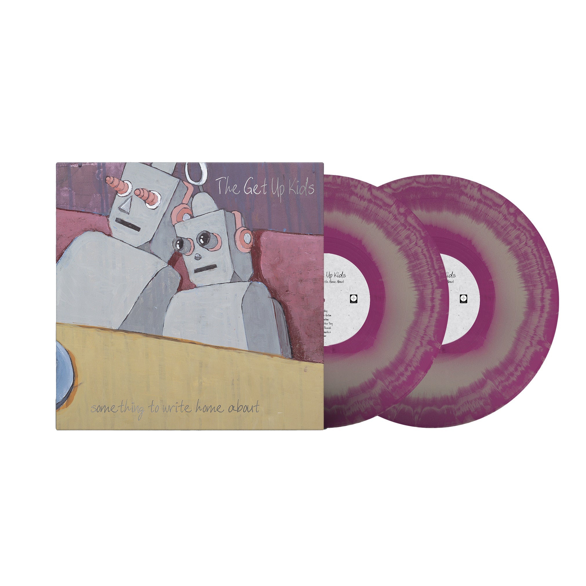 THE GET UP KIDS ‘SOMETHING TO WRITE HOME ABOUT’ 25TH ANNIVERSARY 2LP - EXCLUSIVE - LTD. 500 - VIOLET/SILVER