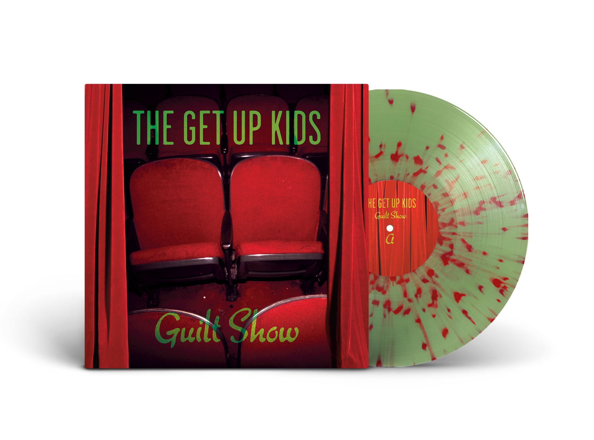 THE GET UP KIDS 'GUILT SHOW' LP - COKE BOTTLE CLEAR/RED/SPLATTER