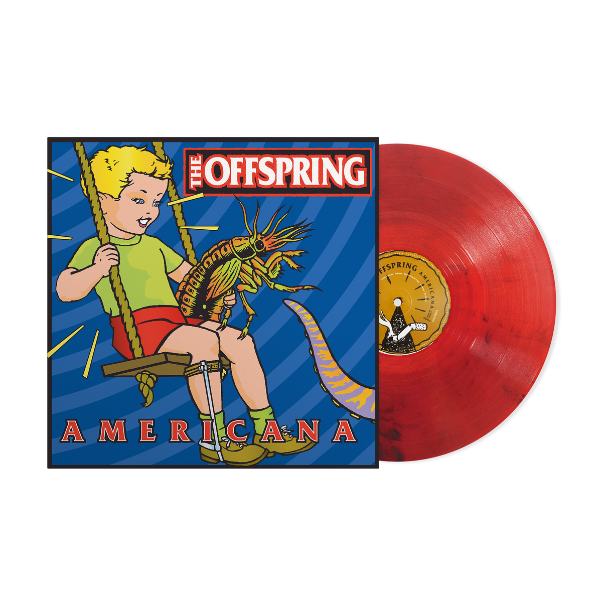 THE OFFSPRING'AMERICANA' LP - EXCLUSIVE - LTD. 500 -  RED SMOKE