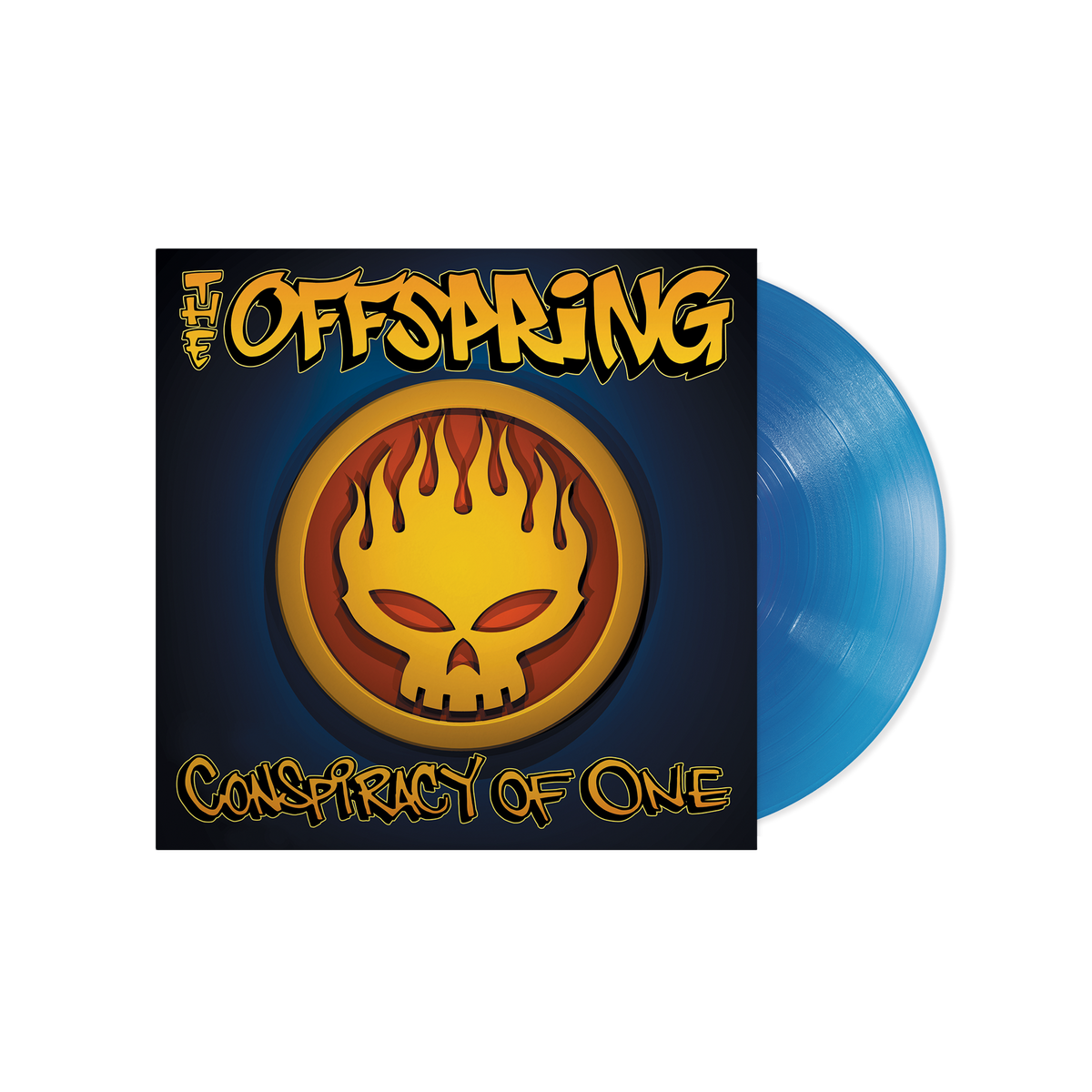 THE OFFSPRING 'CONSPIRACY OF ONE' 25TH ANNIVERSARY LP - EXCLUSIVE - LTD. 500 - TRANSLUCENT COBALT BLUE