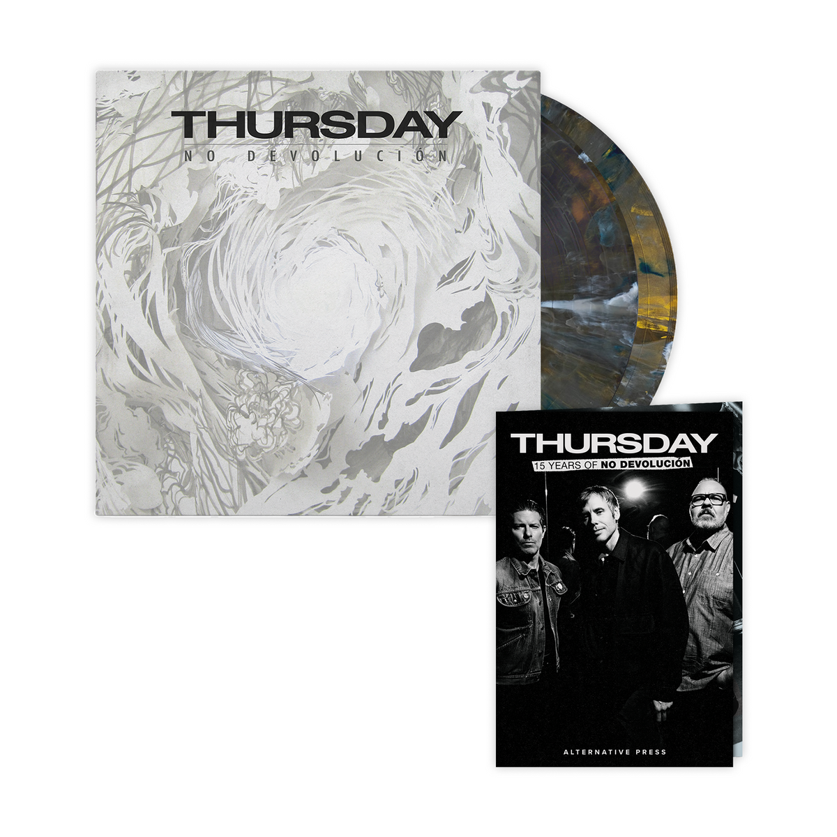 THURSDAY ‘NO DEVOLUCIÓN’ 2LP (Exclusive – Limited to 400, Metallic Heart Vinyl) + ZINE
