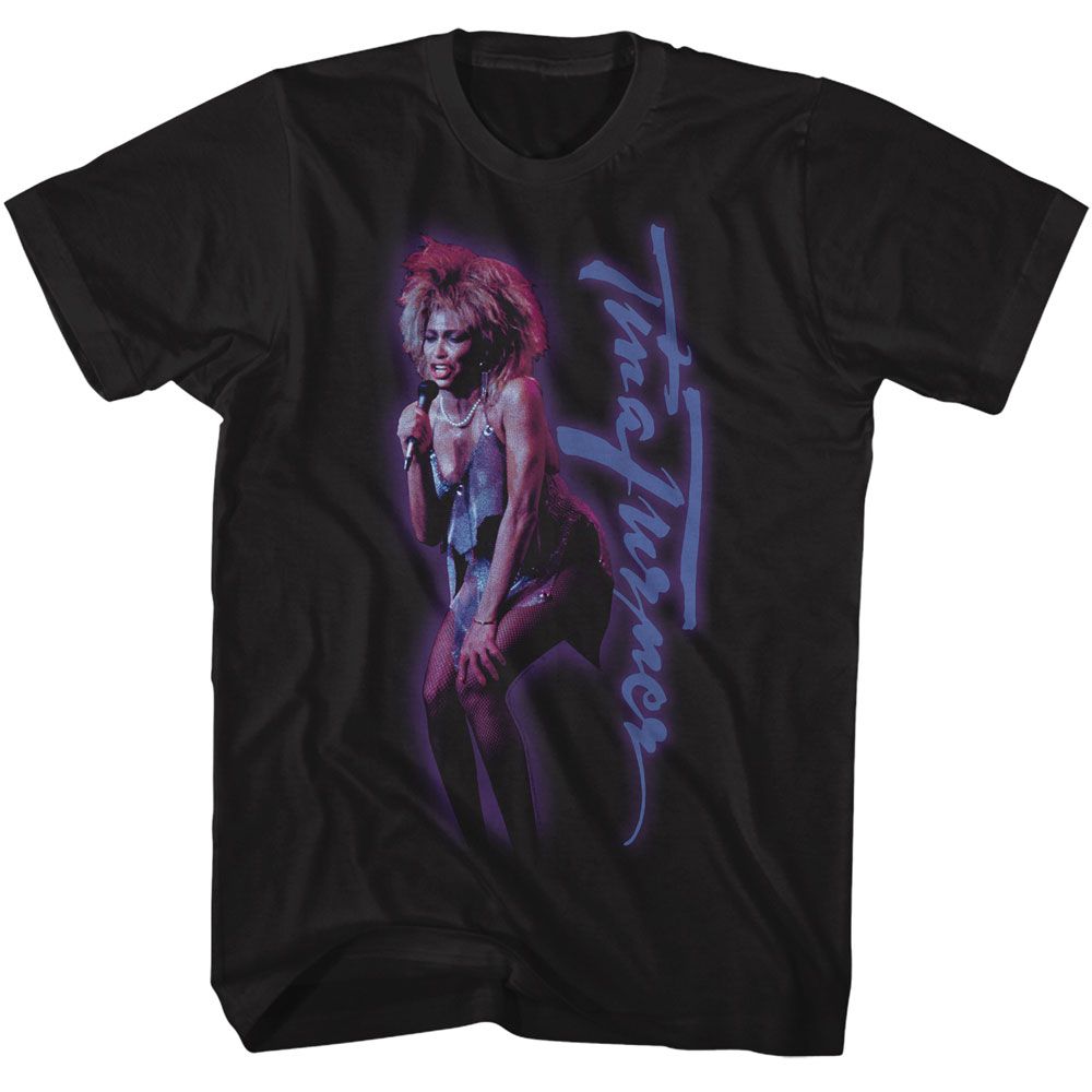 TINA TURNER - SINGING OUTER GLOW SHIRT