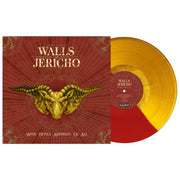 WALLS OF JERICHO ‘WITH DEVILS AMONGST US ALL’ LP - EXCLUSIVE - LTD. 600 - METALLIC GOLD/RED
