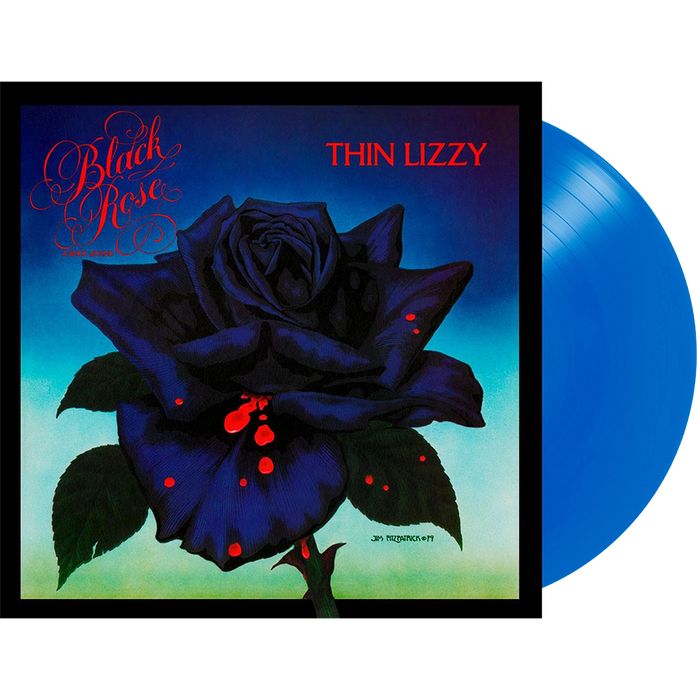 THIN LIZZY 'BLACK ROSE - A ROCK LEGEND' LP - TRANSLUCENT BLUE
