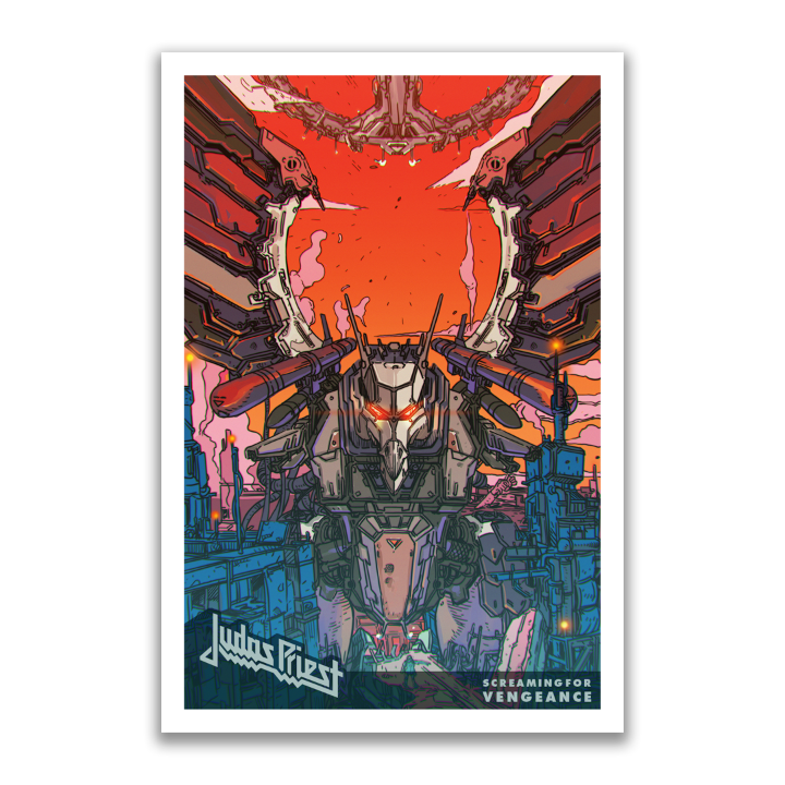 JUDAS PRIEST 'SCREAMING FOR VENGEANCE' GRAPHIC NOVEL SUPER DELUXE EDITION