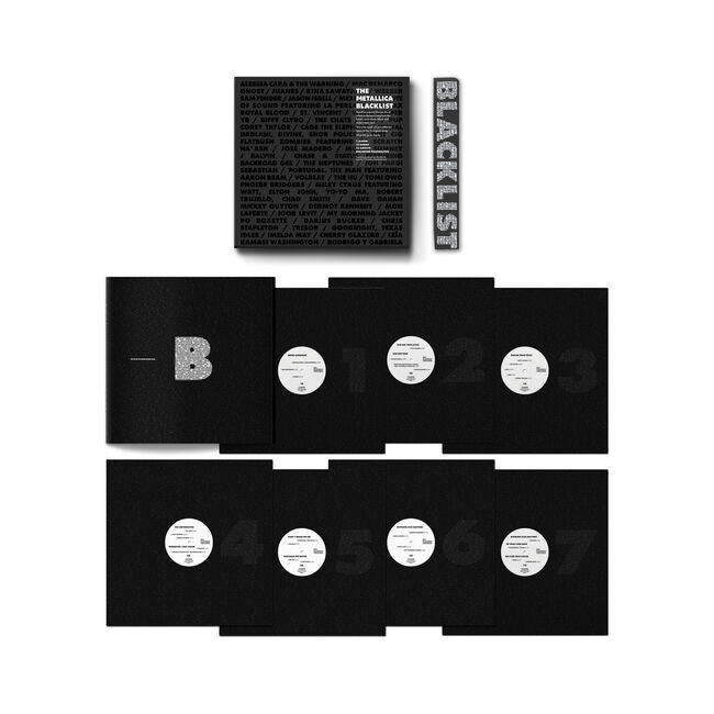 METALLICA AND VARIOUS ARTISTS 'THE METALLICA BLACKLIST' 7LP - LTD.