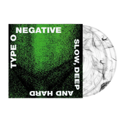 TYPE O NEGATIVE 'SLOW, DEEP AND HARD' LP - CLEAR/BLACK SWIRL