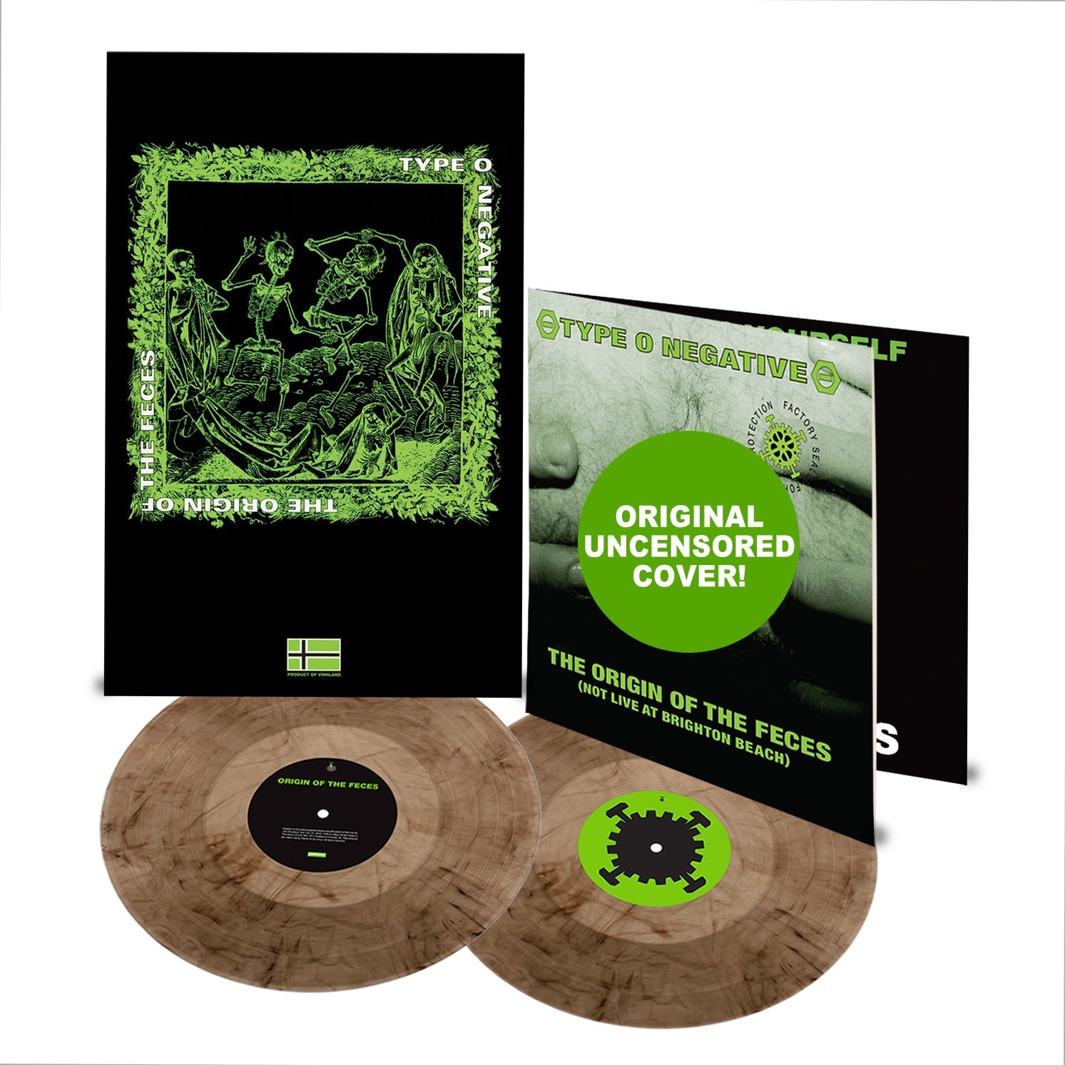 TYPE O NEGATIVE ‘THE ORIGIN OF THE FECES’ 2LP - LTD. 1000 - SMOKE