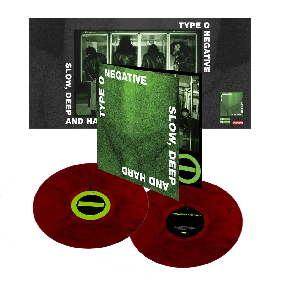 TYPE O NEGATIVE 'SLOW, DEEP & HARD' 2LP - LTD. 500 - BLOOD RED MARBLE