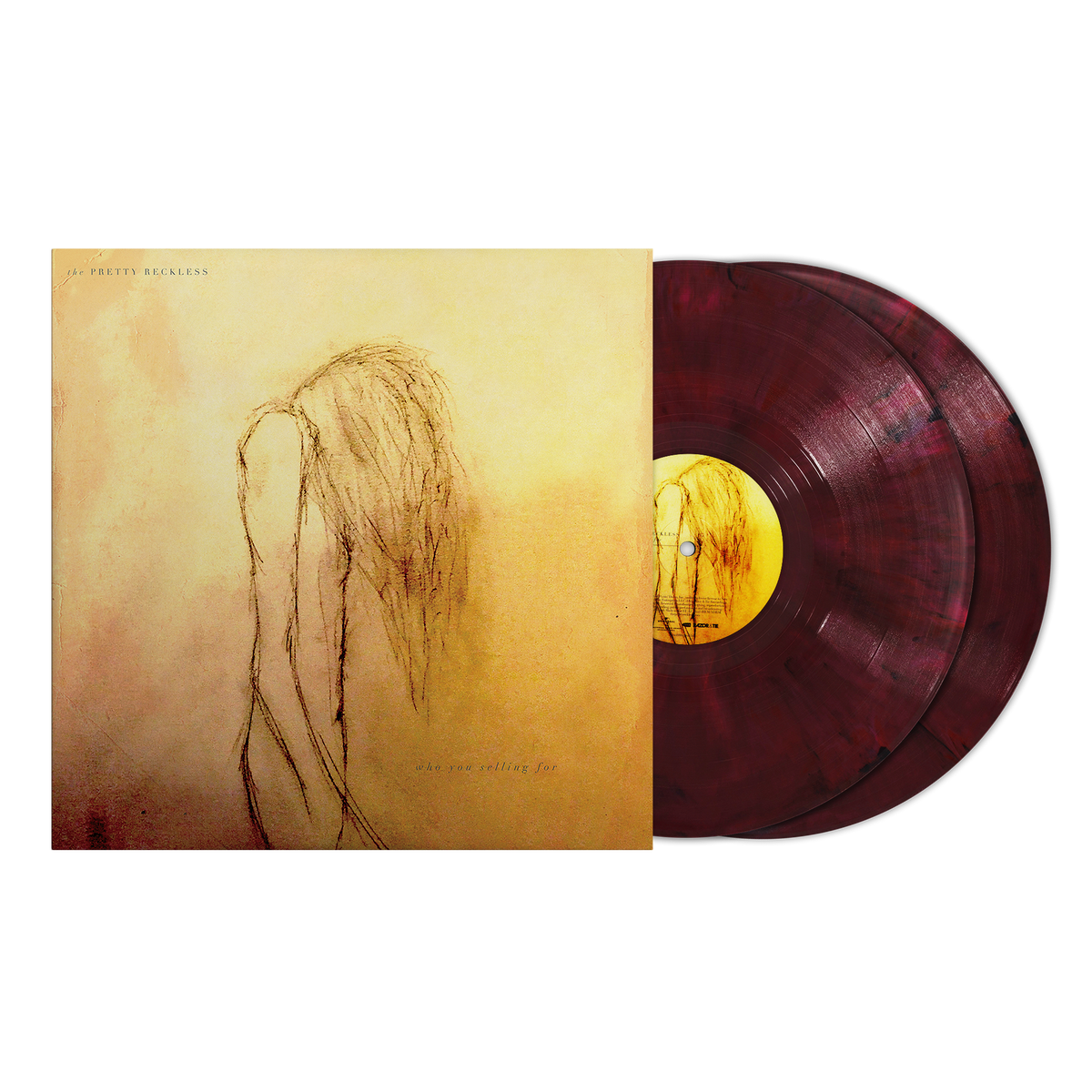 THE PRETTY RECKLESS'WHO YOU SELLING FOR' 2LP - EXCLUSIVE - LTD. 300 -  RED VELVET