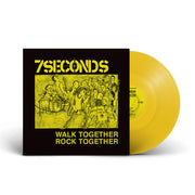 7SECONDS 'WALK TOGETHER, ROCK TOGETHER' LP - YELLOW