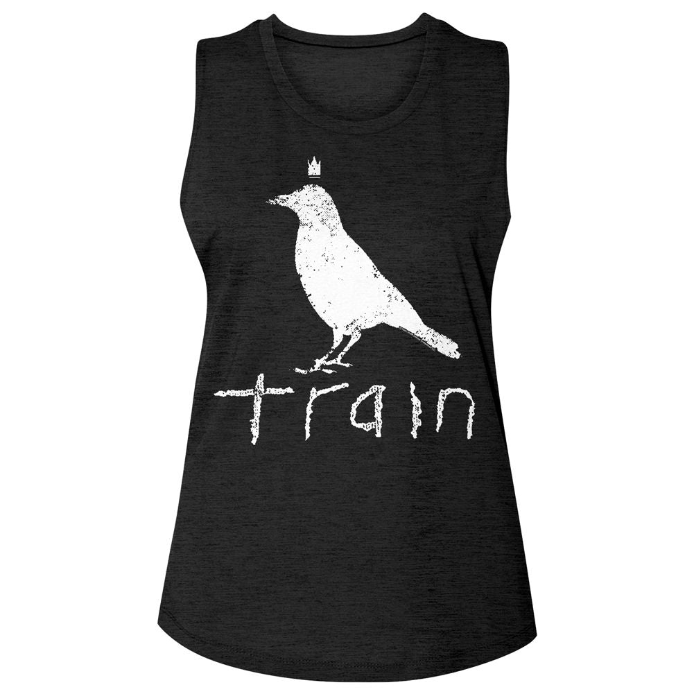 TRAIN - WHITE CROW LOGO LADIES SHIRT