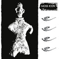 MOSS ICON 'LYBURNUM WITS END LIBERATION FLY' LP - TRANSLUCENT WHITE
