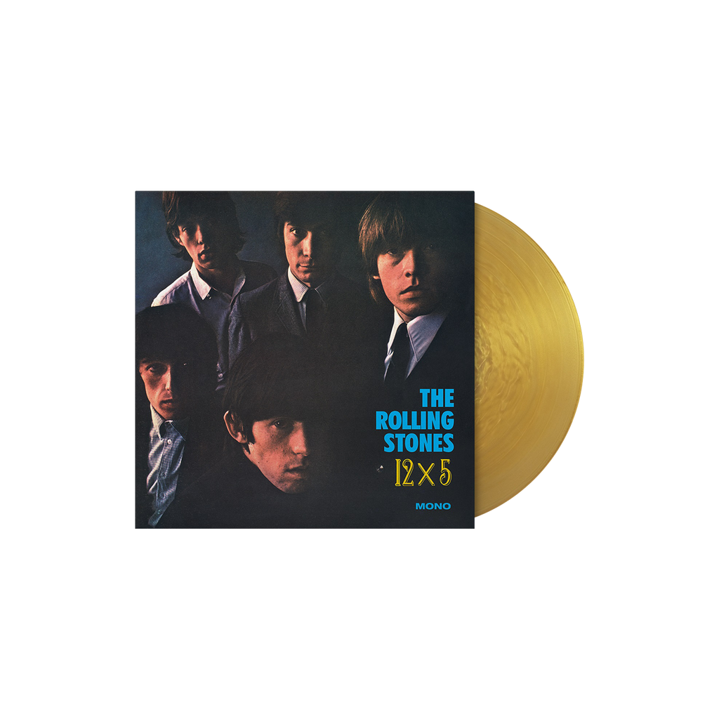 THE ROLLING STONES x GOLDMINE "EARLY YEARS" SPECIAL COLLECTOR’S EDITION SOFTCOVER BOOK + THE ROLLING STONES ’12x5’ LP - LTD. - GOLD