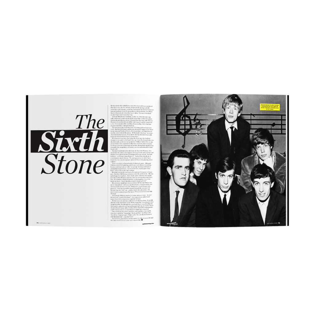 THE ROLLING STONES x GOLDMINE "EARLY YEARS" SPECIAL COLLECTOR’S EDITION SOFTCOVER BOOK + THE ROLLING STONES ’12x5’ LP - LTD. - GOLD