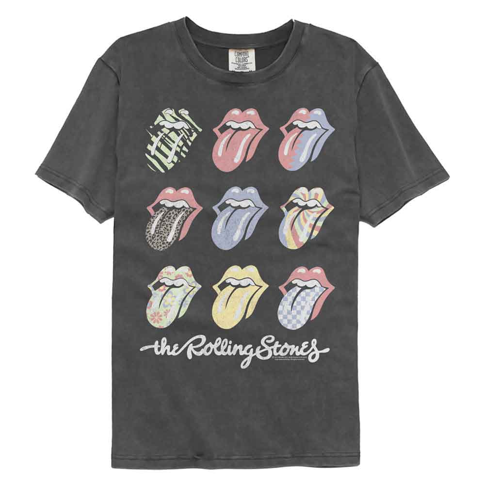 ROLLING STONES - MULTI COLOR TONGUES SHIRT