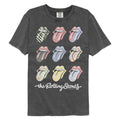 ROLLING STONES - MULTI COLOR TONGUES SHIRT