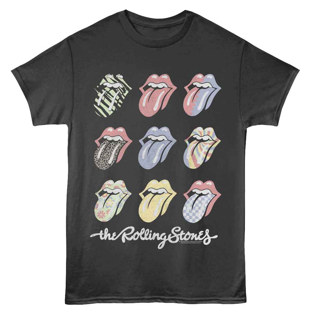 ROLLING STONES - MULTI COLOR TONGUES SHIRT