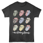 ROLLING STONES - MULTI COLOR TONGUES SHIRT