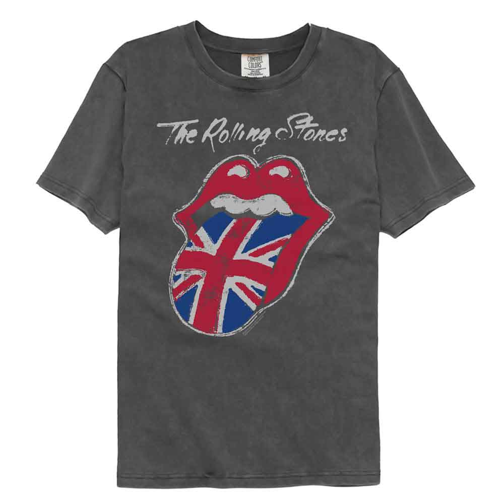 ROLLING STONES - PAINTED UK TONGUE SHIRT