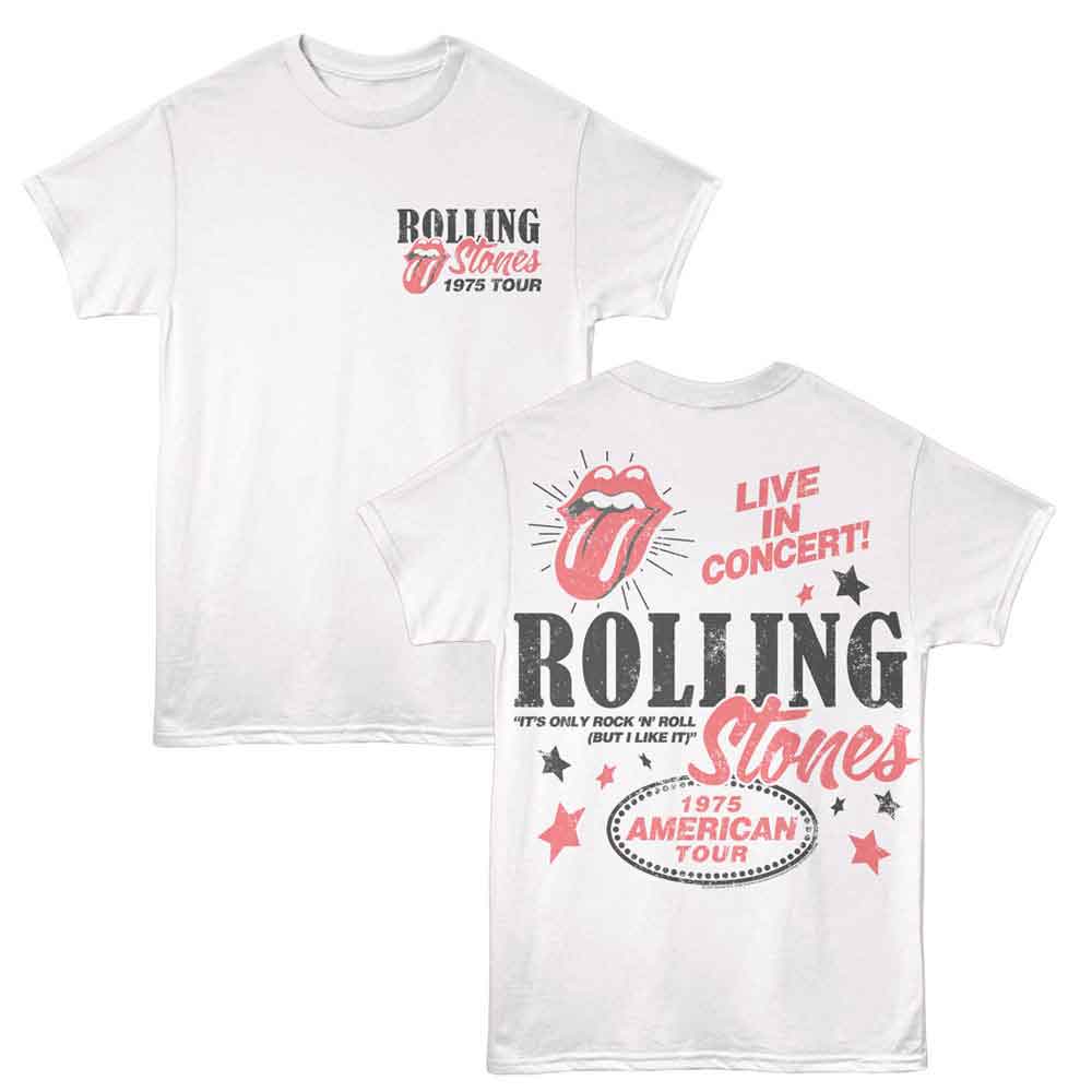 ROLLING STONES - 1975 AMERICAN TOUR F B SHIRT