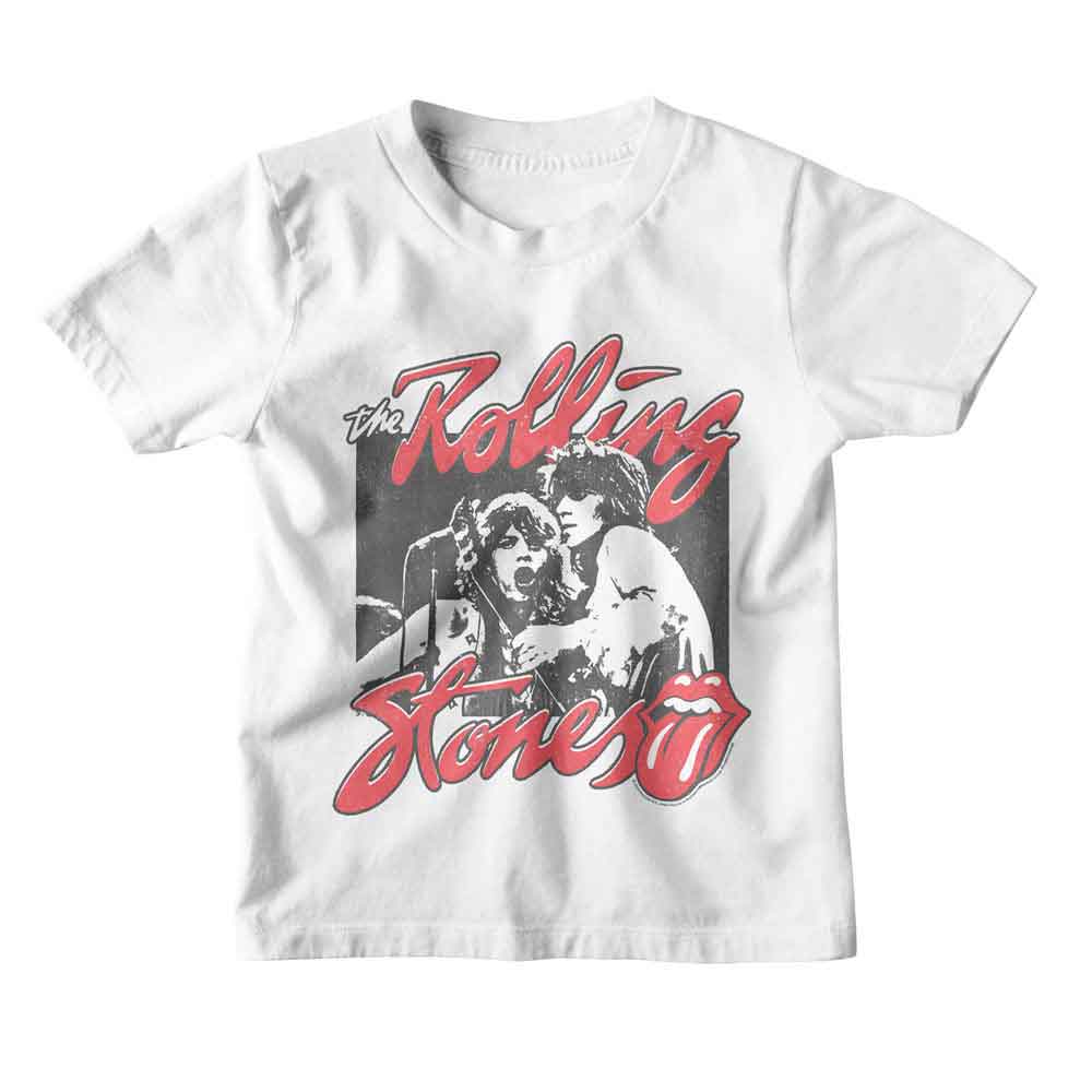 ROLLING STONES - PHOTO AND LOGO YOUTH SHIRT