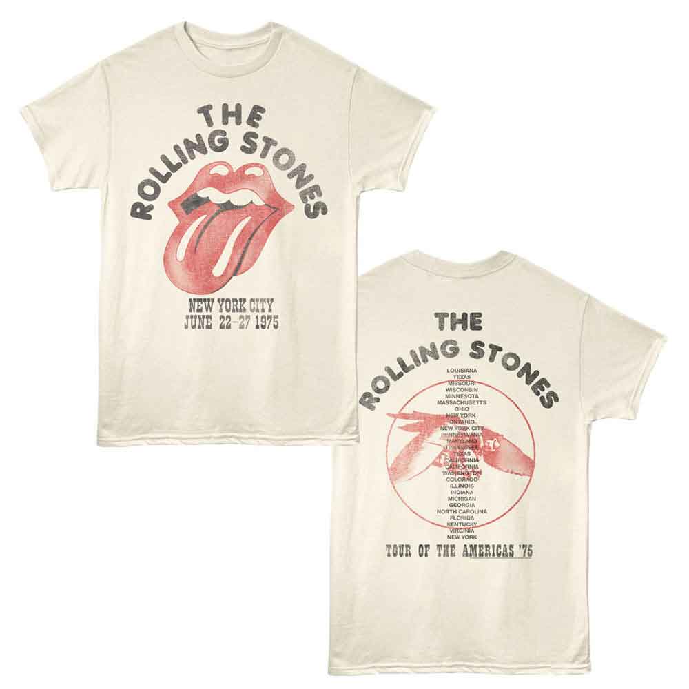 ROLLING STONES - NYC 1975 SHIRT