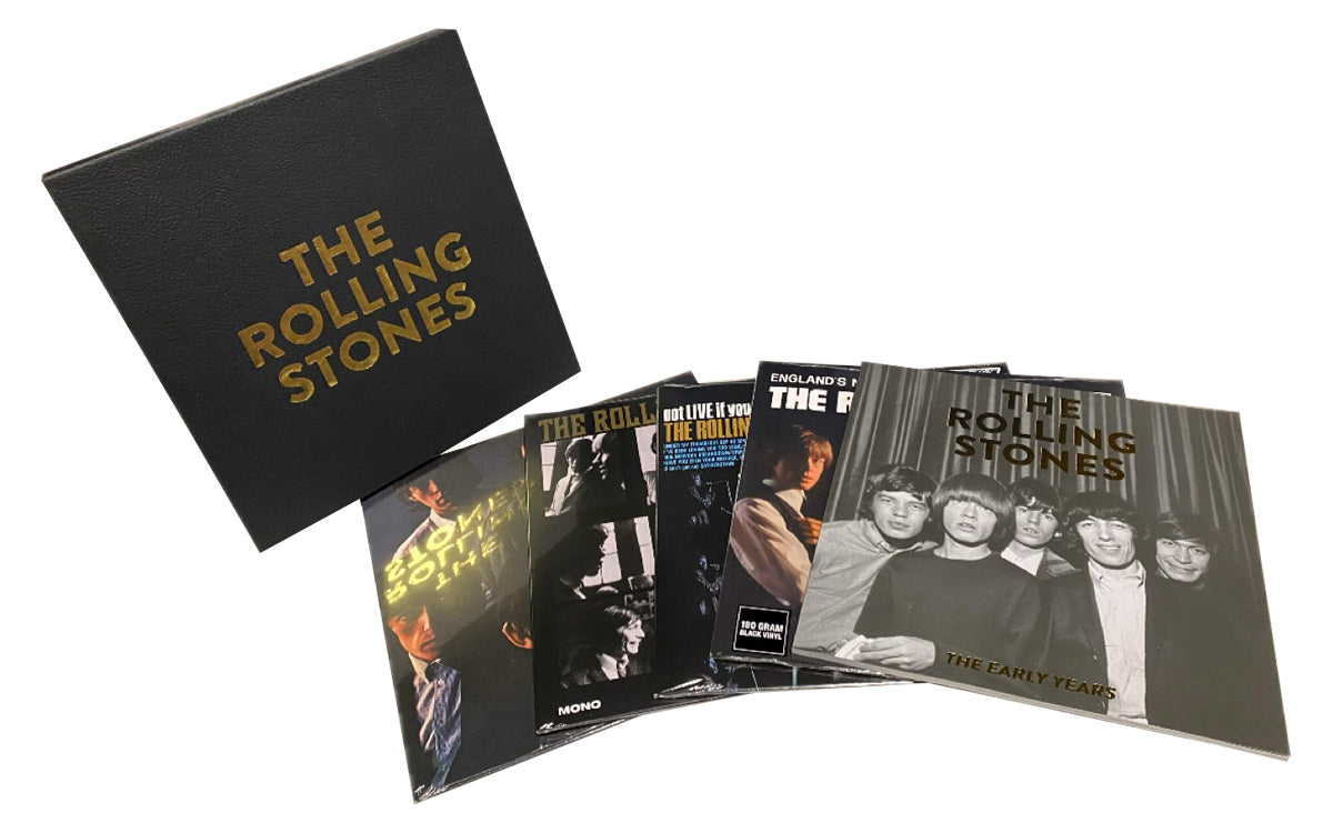 THE ROLLING STONES x GOLDMINE "EARLY YEARS" SPECIAL COLLECTOR’S EDITION SOFTCOVER BOOK + 4LP IN HEAVY DUTY NUMBERED BOX - EXCLUSIVE - LTD. 300