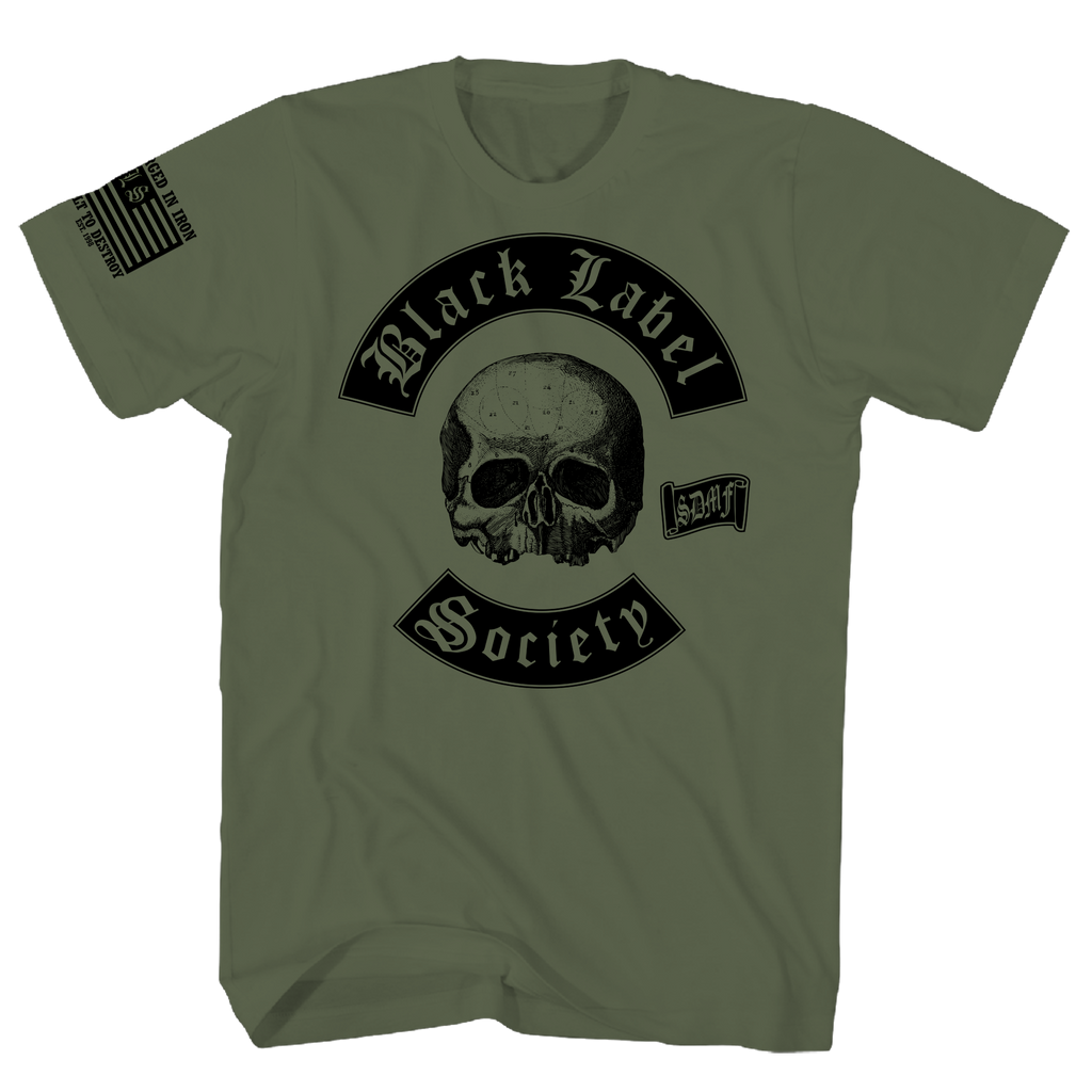 BLACK LABEL SOCIETY GREEN FLAG F/B