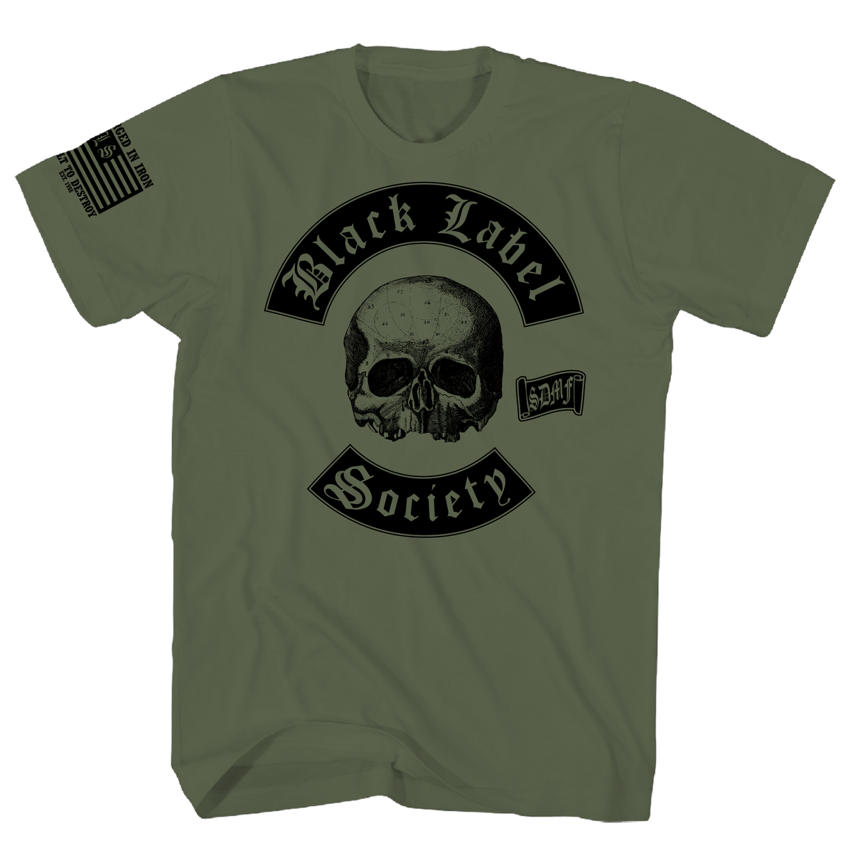 BLACK LABEL SOCIETY GREEN FLAG F/B