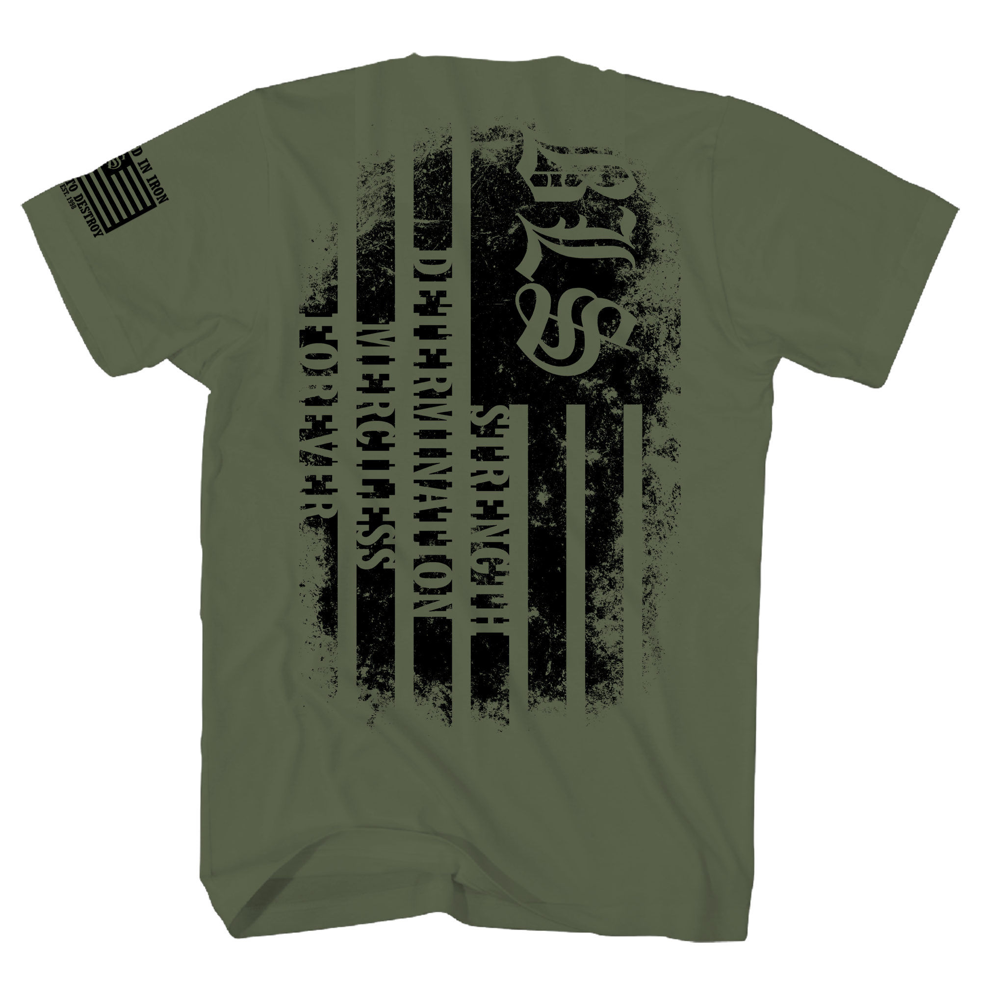 BLACK LABEL SOCIETY GREEN FLAG F/B