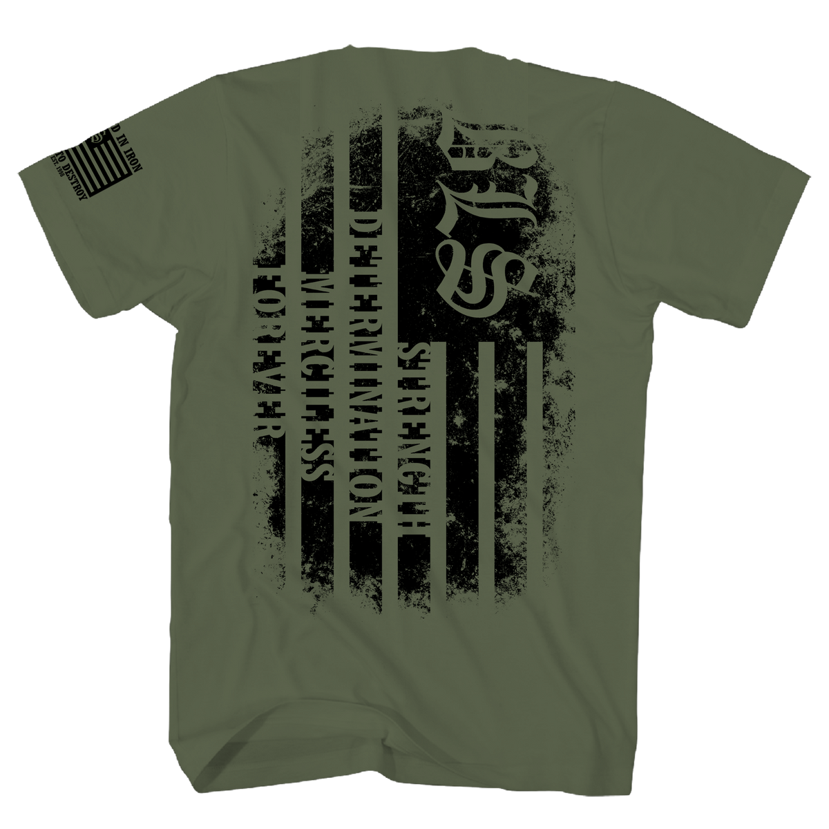 BLACK LABEL SOCIETY GREEN FLAG F/B