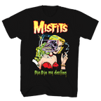 MISFITS DIE DIE MY DARLING BLACK T-SHIRT