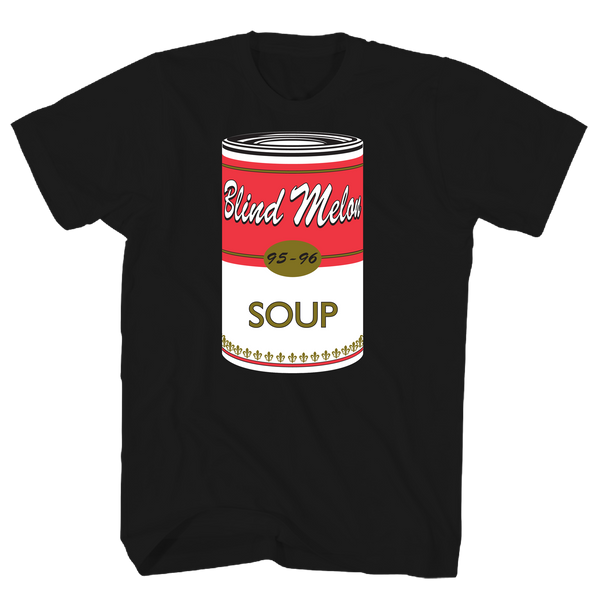 BLIND MELON 95-96 SOUP CAN BLACK T-SHIRT – Veeps Inc